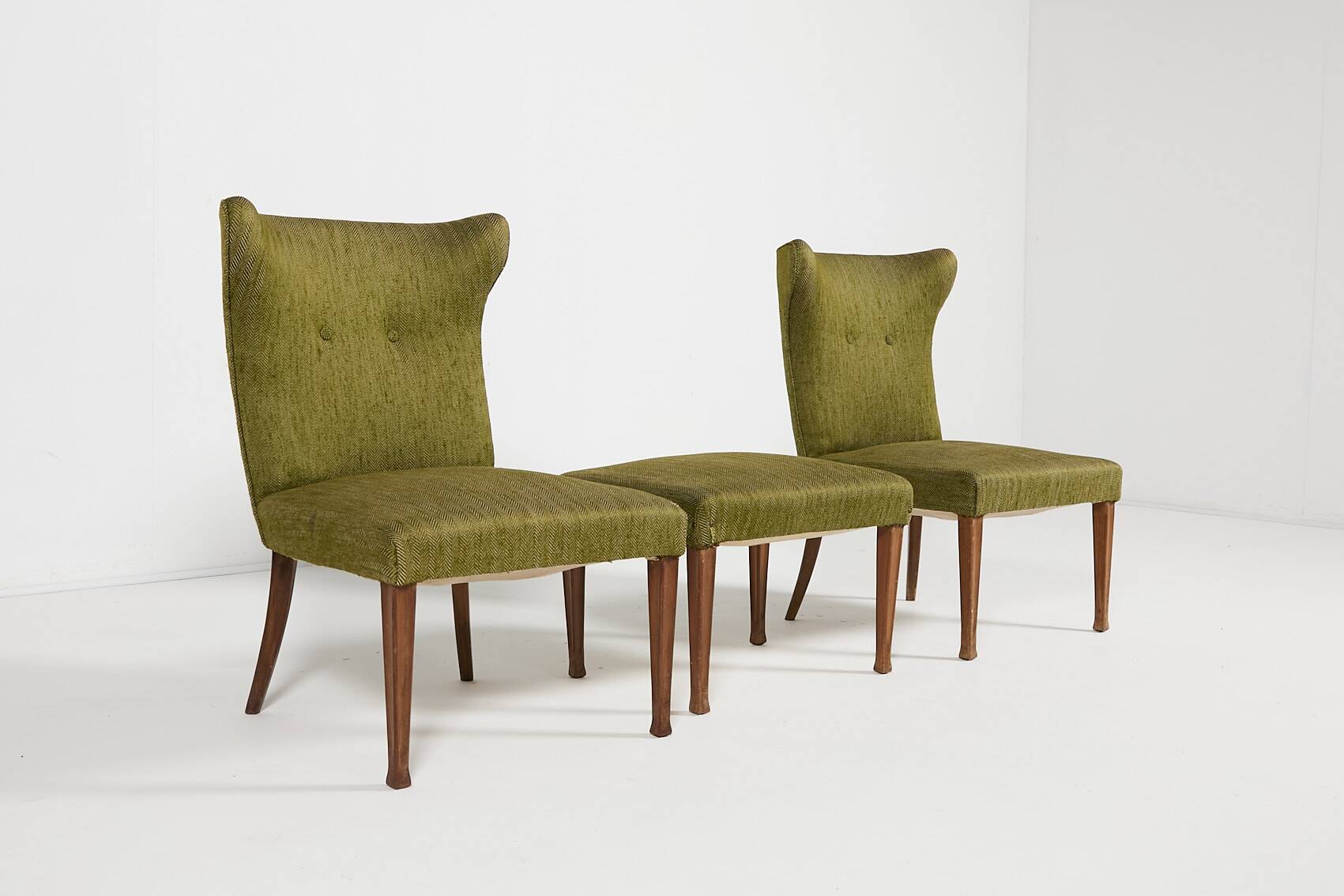1960’s Italian Mid-Century Modern pair of chairs