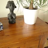 Rustic pine chest of drawers