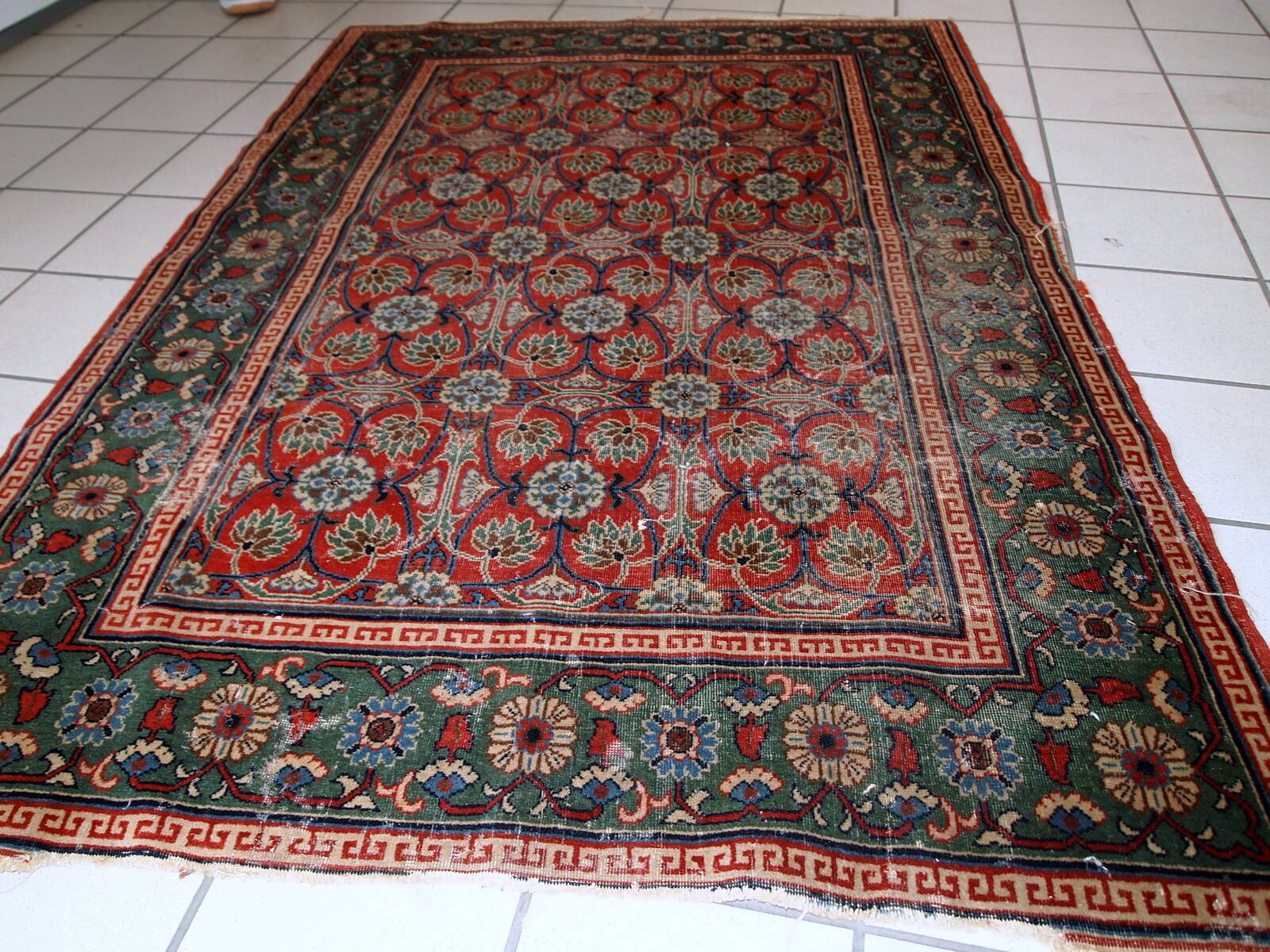 Tapis Antique Khotan d'Asie Centrale, Années 1900, Élégance Authentique