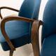 Pair of mid-century cocktail chairs, Poland, 1950s
