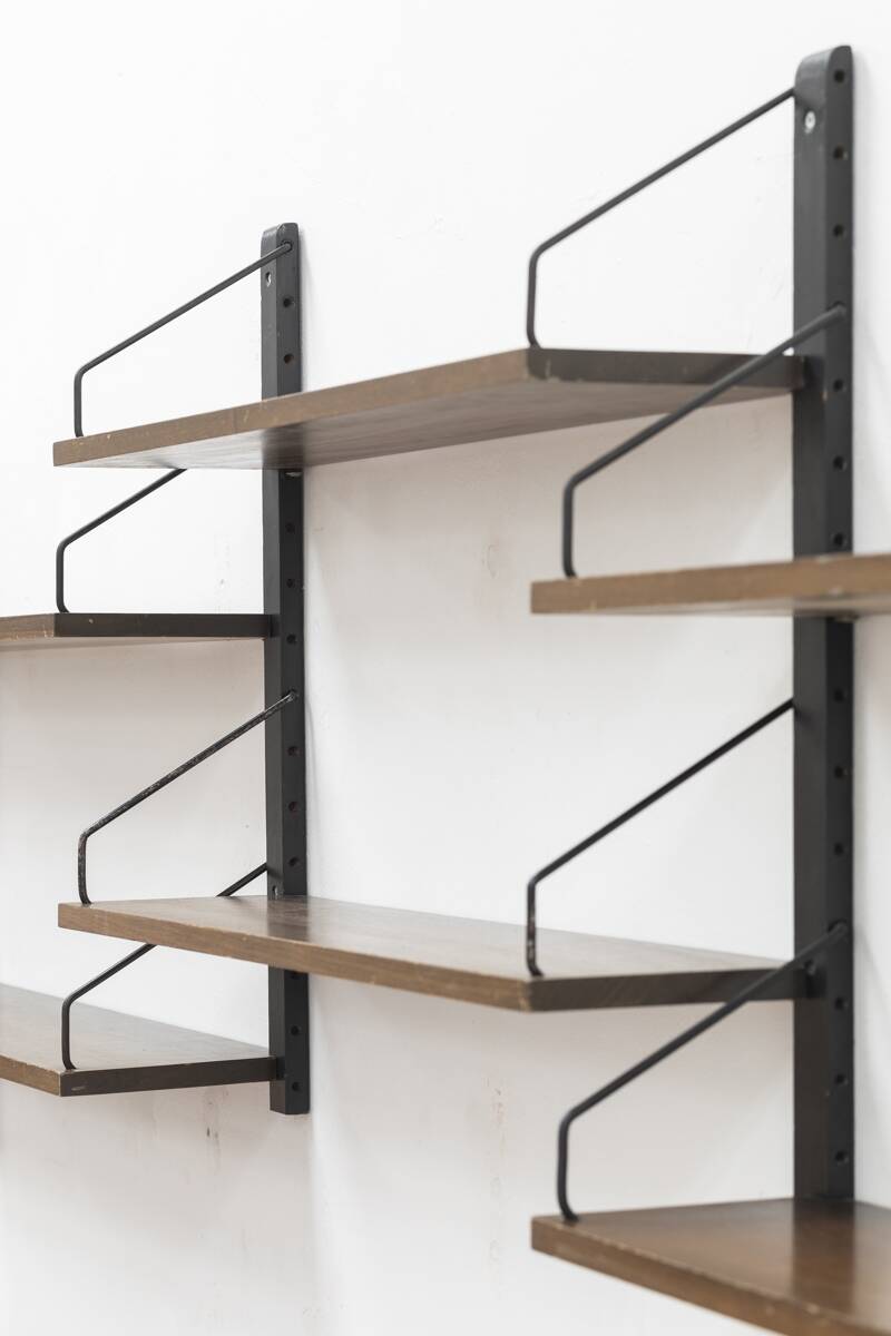 3-bay wall unit by Poul Cadovius, Denmark, 1960s