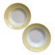 Yellow soup plates