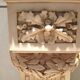 Imperio console with bespoke faceted glass
