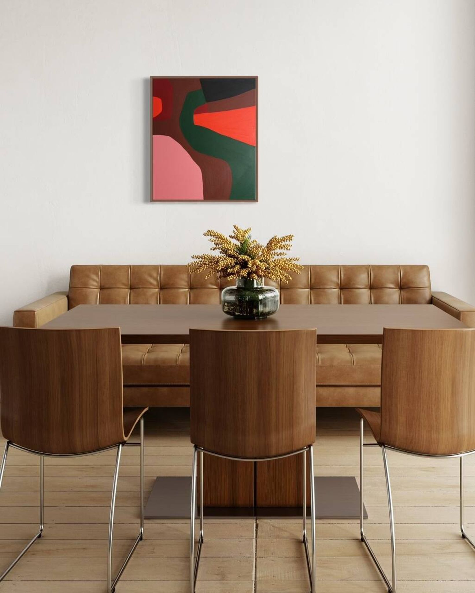 Peinture abstraite n.4 sur toile tendue