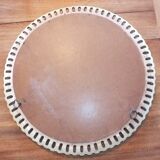 Wooden round mirror 46x46cm