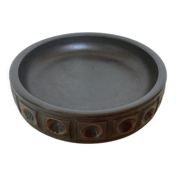 Vide poche céramique marron jersey pottery