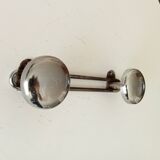 Vintage chrome wall coat rack from the 60s/70s