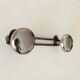 Vintage chrome wall coat rack from the 60s/70s