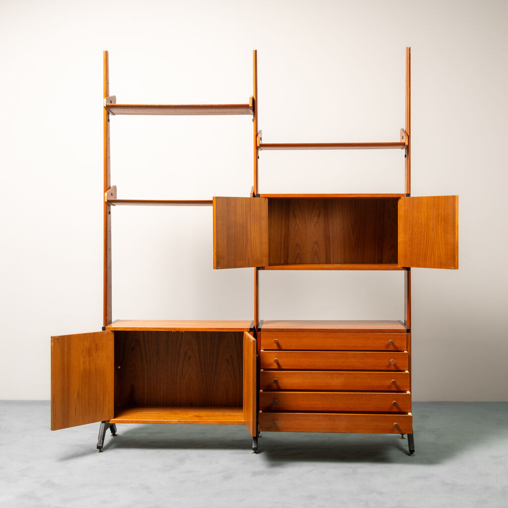 Bookcase teak av furniture 60s vintage