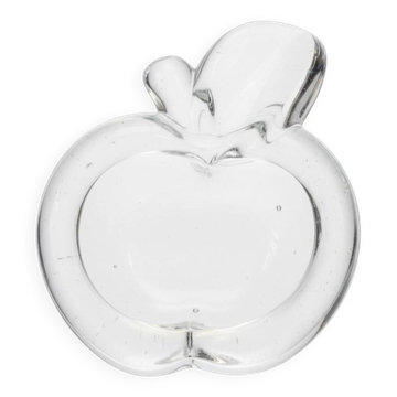 Vide poche pomme en cristal par Art Vannes