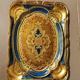 Trio of vintage Florentine trays
