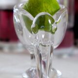 Heron marabout bird crystal of Vannes