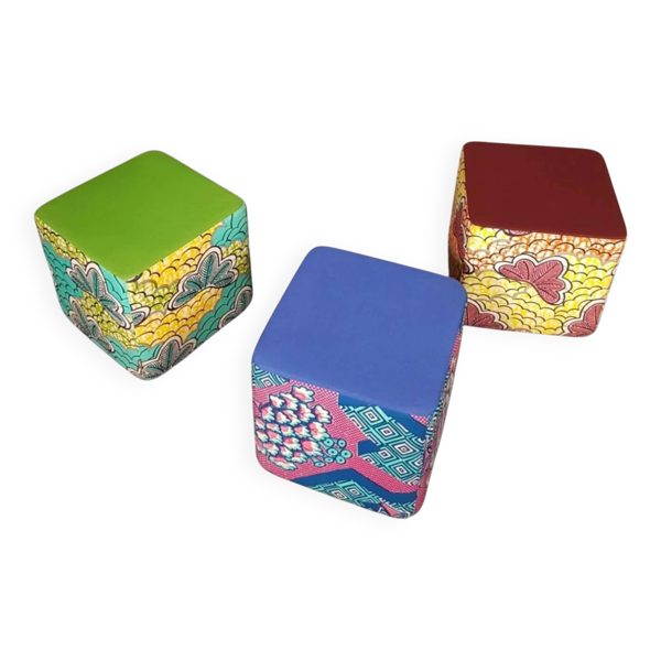 3 x Dot Point pouf Michiel van der Kley par Lande