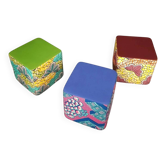 3 x Dot Point pouf Michiel van der Kley by Lande