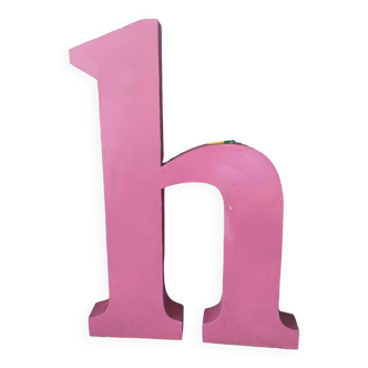 Large metal sign letter N