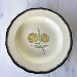 4 Salins plates model AUNAY 50/60 perfect condition dandelion decor