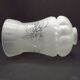 French Vintage Victorian Style White Opaque Patterned Glass Shade 0142