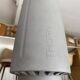 Industrial suspension aluminum body methacrylate diffuser vintage 70