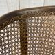 Antique chair with caning
