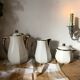 Art Deco coffee service in Aluminite Frugier