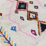 Handmade moroccan berber carpet 241 x 148 cm
