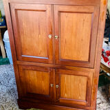 Cherry wood tv stand