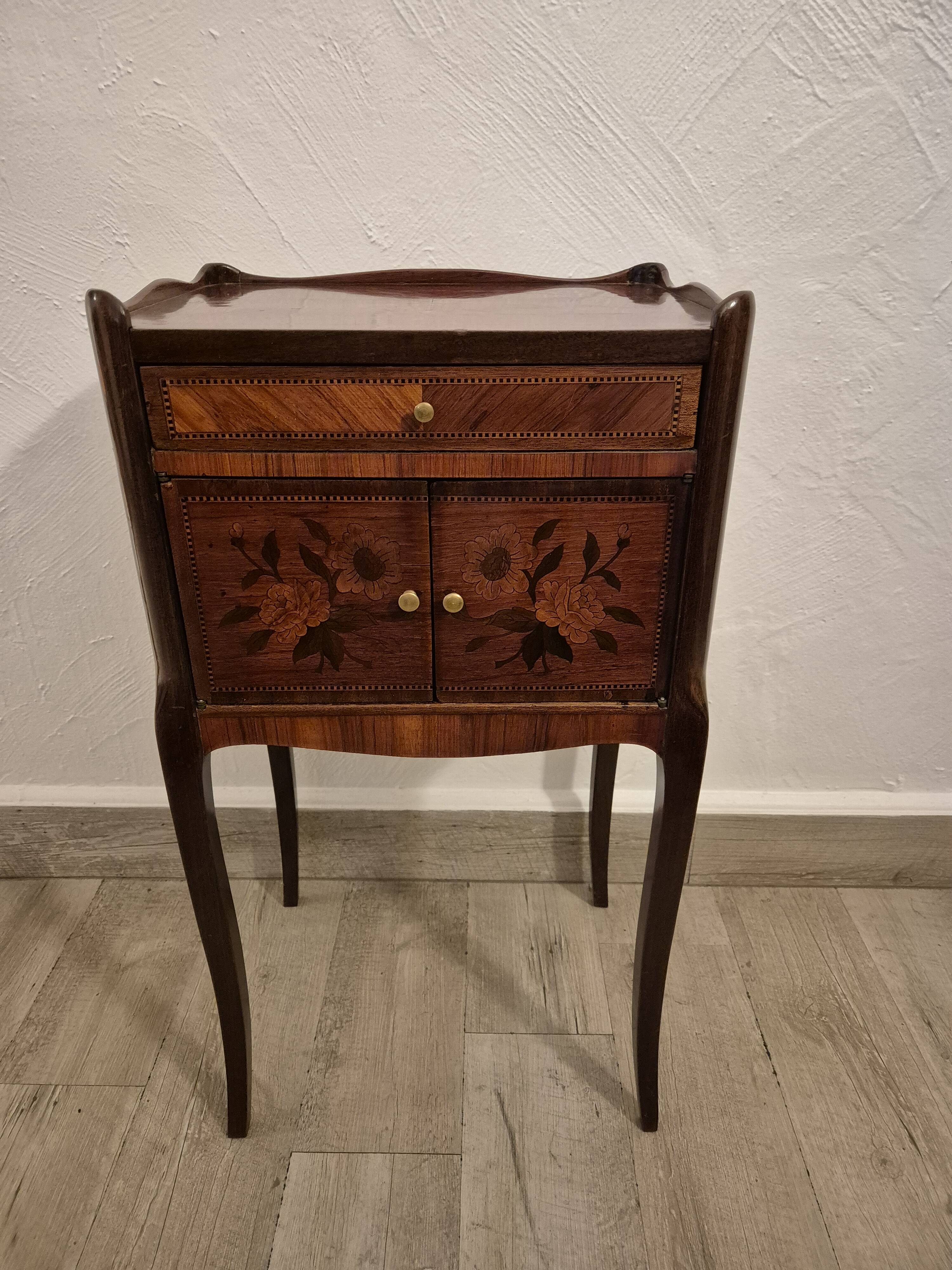 Louis XV style bedside table