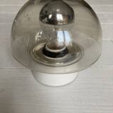 Glass 'mushroom' wall light
