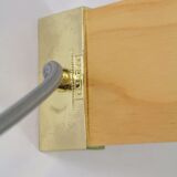 Lampe de table en bois polychrome Seletti minimaliste
