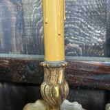 Vintage golden bronze 3-light wall light
