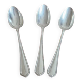 Christofle - Set of 3 table spoons in the Spatours model in silver-plated metal.
