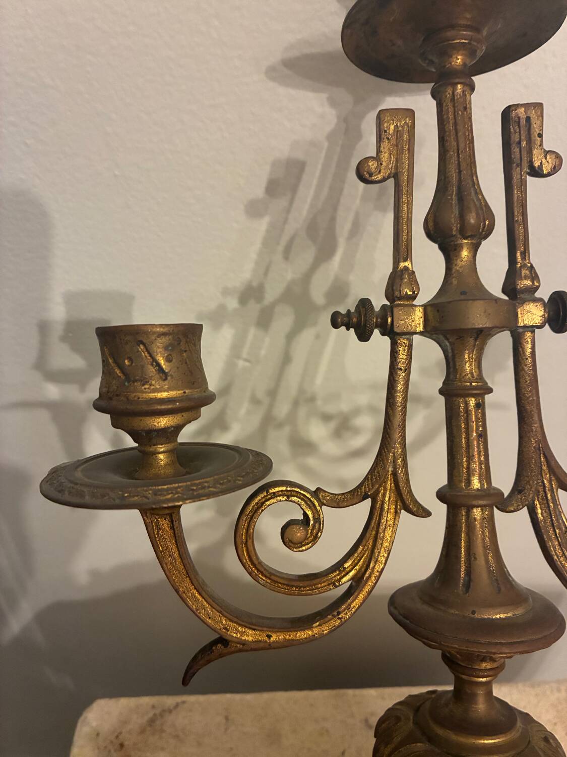 Pair of candelabra, 19th century candlesticks
