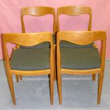 4 scandinavian chairs from the 60s