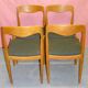 4 scandinavian chairs from the 60s