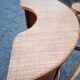 Bar set in bamboo and rattan with its two stools