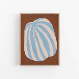 Abstract painting giclee print, 50x70cm