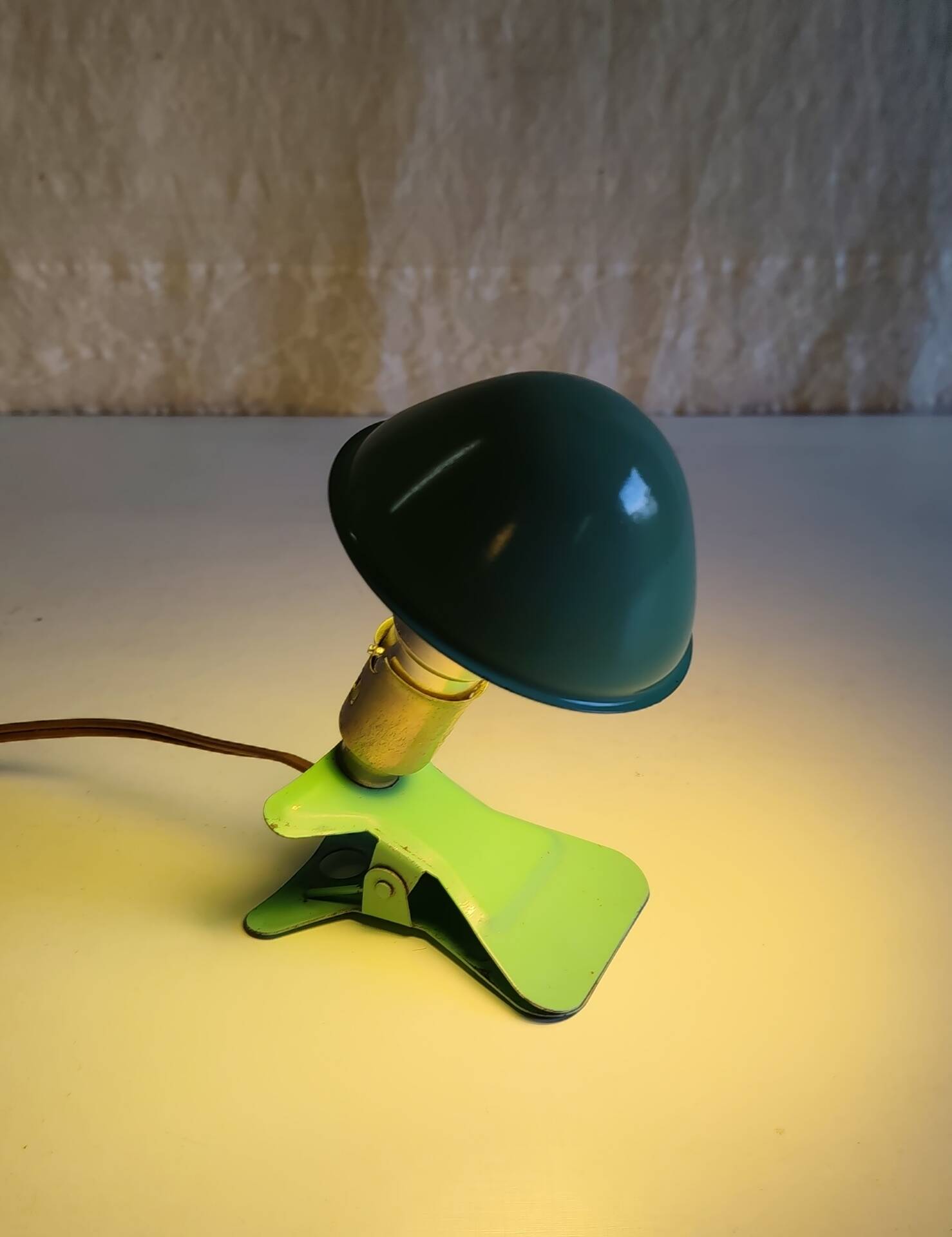 Mushroom clip lamp - 1950s/60s