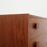 Commode en teck, design danois, années 70, production : Danemark