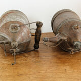 Pair of garage oil burettes