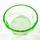 Art Deco bonbonniere, green crystal, Moser, Czechoslovakia, 1930s