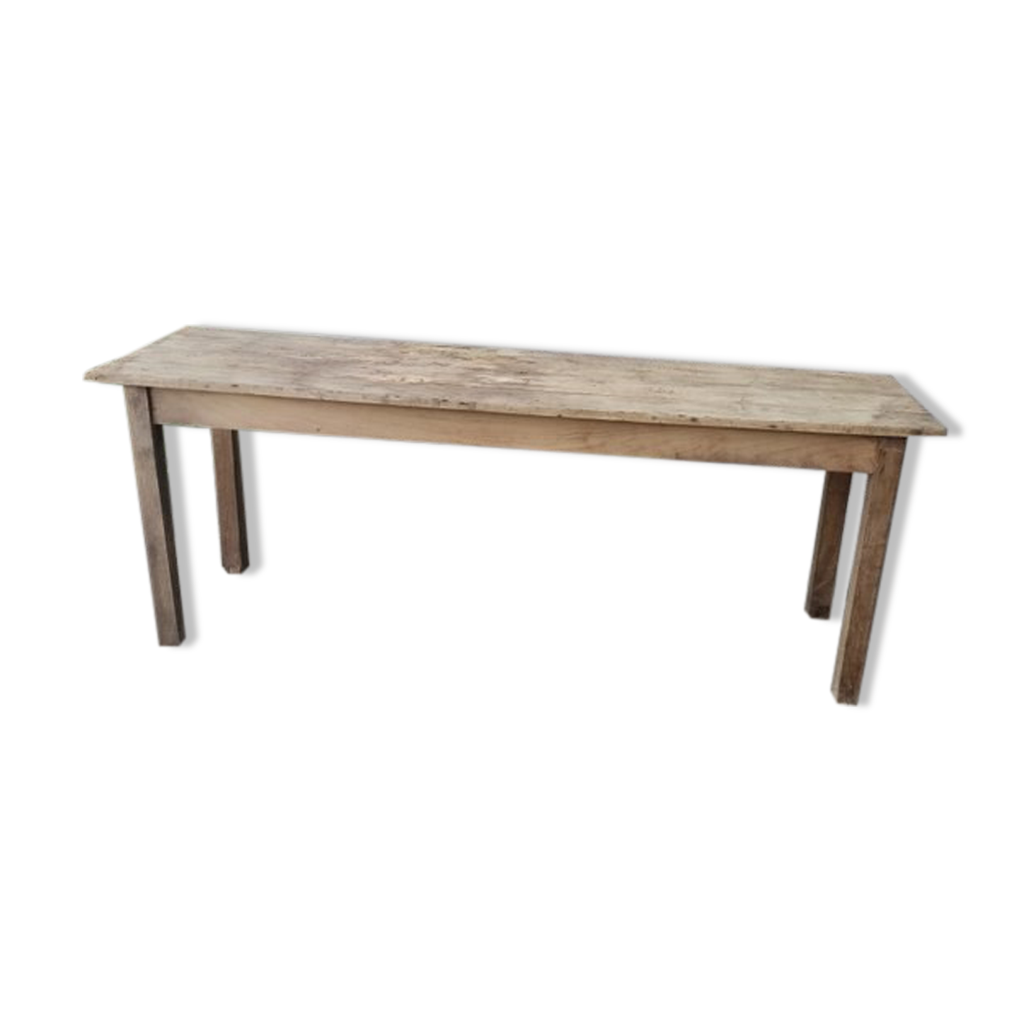 Table de ferme longue et étroite