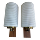 Pair of Scandinavian wall lights
