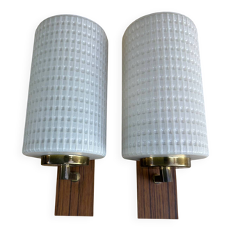 Pair of Scandinavian wall lights