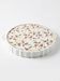 Vintage pie dish in earthenware with handles – Japanese floral pattern