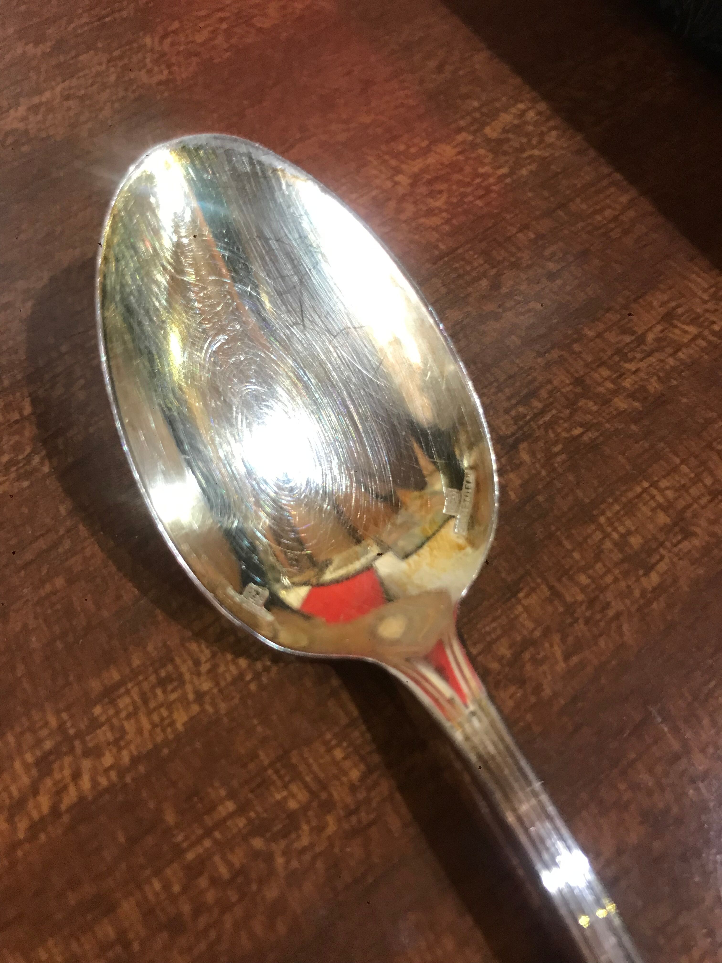 Set Christofle silver metal