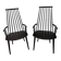 Armchair with armrests and Scandinavian bridge slats