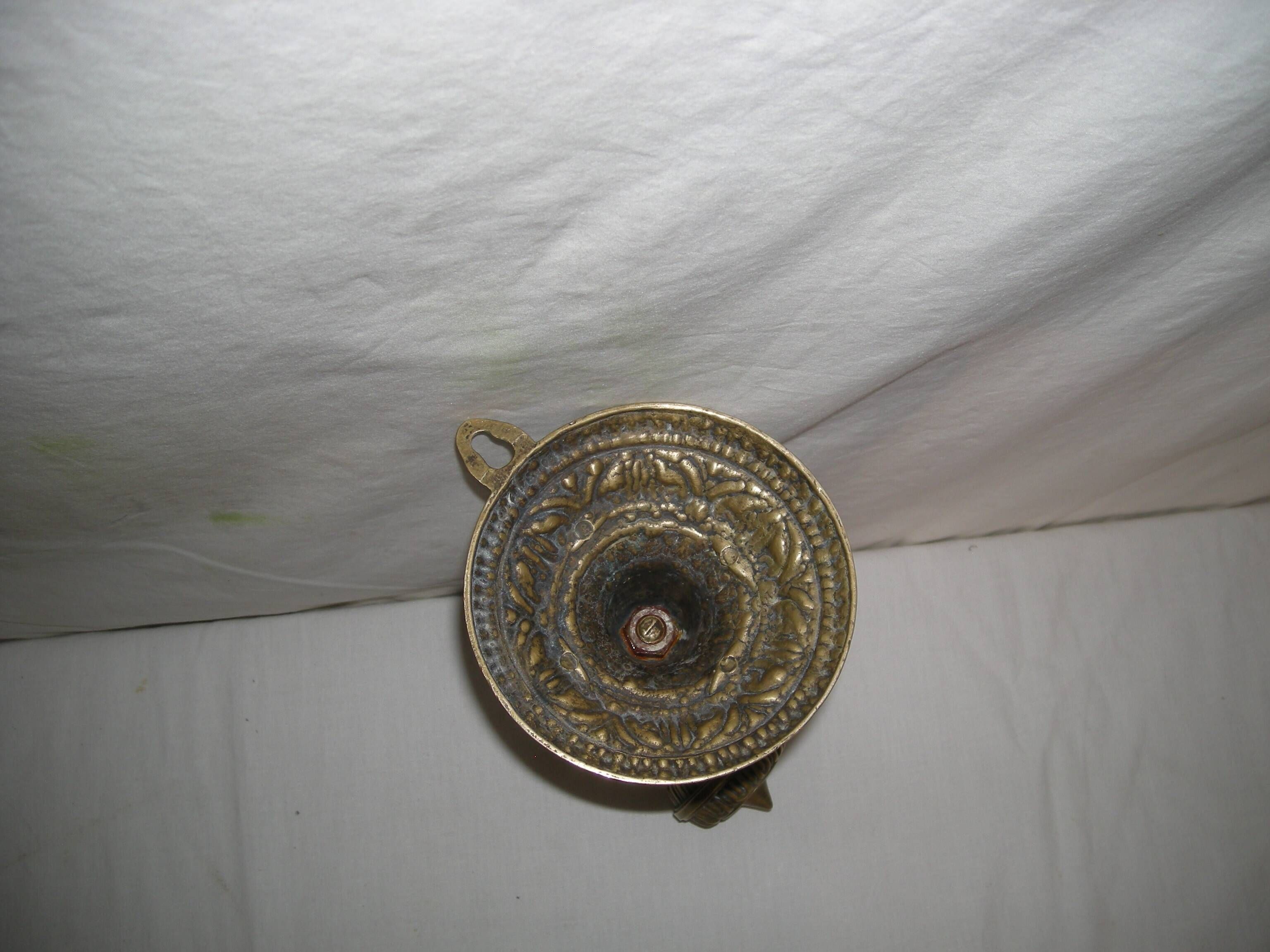 Applique bougeoir en bronze style maritime