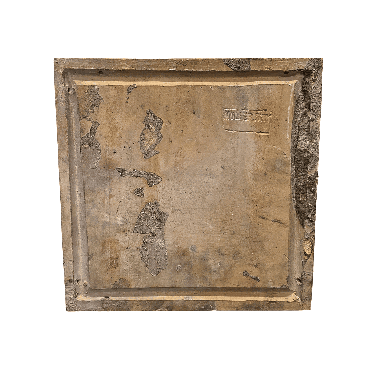 Large French Art Nouveau Ceramic Tile By émile Müller, around 1900
