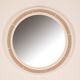 Vintage 70's wall mirror decorated carrara matta design