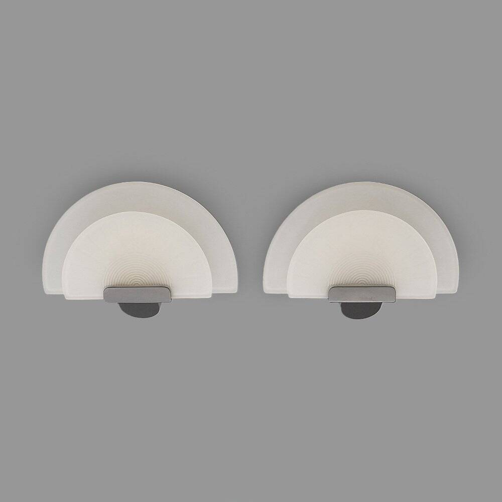 Diva wall sconces by Ezio Didone for Arteluce, 1980s, set of 2.